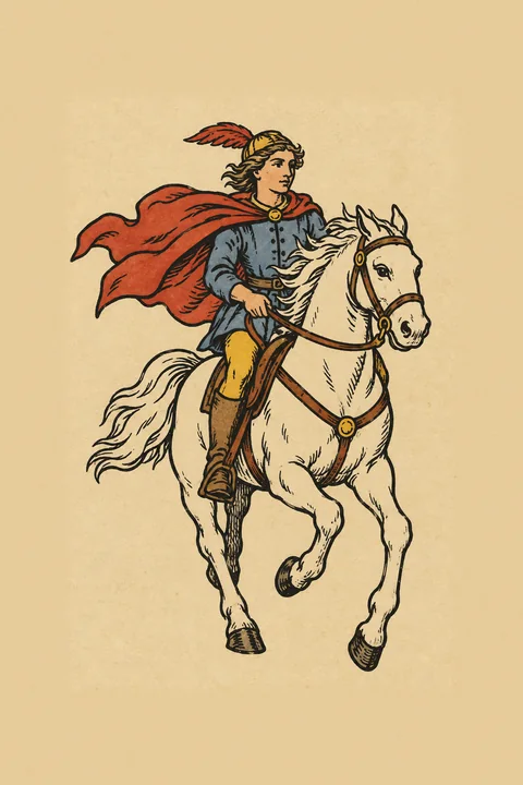Карта Ленорман Всадник